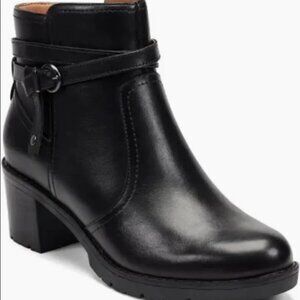 Easy Spirit Carter Booties Black Leather  9M